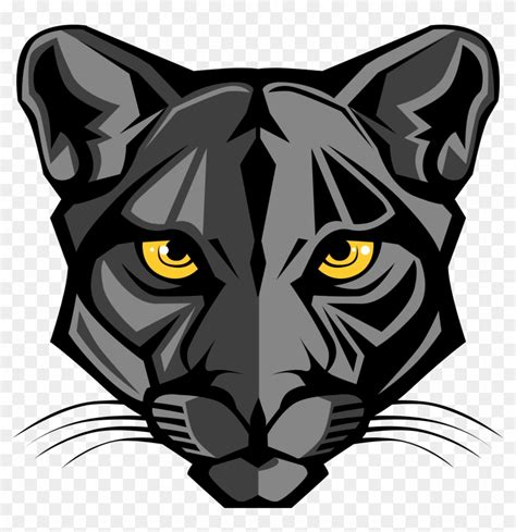 Panther Paw Logo Png Panthers Face Clip Art Transparent Png 305232