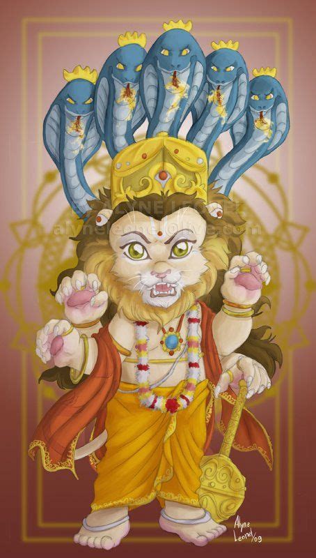 Narasimha Cartoon God Illustrations Krishna Art God Art