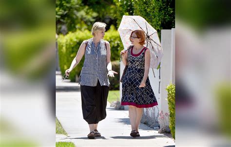 Jane Lynch And Girlfriend Jennifer Cheyene Take A Romantic Stroll Through West Hollywood