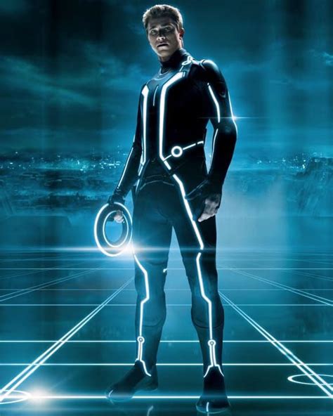 Tron Legacy Light Suit Costume Clothes On Film