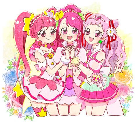 Cure Star Cure Grace And Cure Yell Pretty Cure Fan Art 43750082