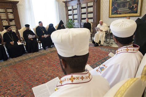 Pope Catholic Oriental Orthodox Should Look At More Sacramental