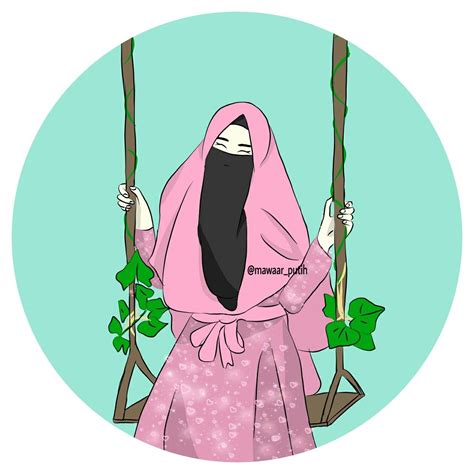 75 gambar kartun muslimah cantik dan imut bercadar sholehah lucu. Foto Anime Hijab Keren - Model Hijab Terbaru