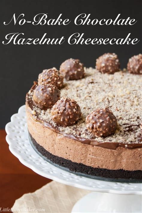 No Bake Chocolate Hazelnut Cheesecake Recipe Chefthisup