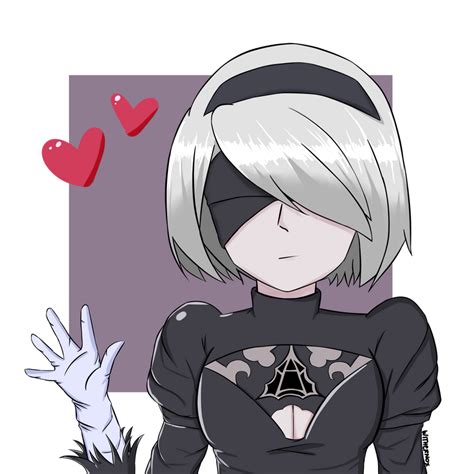 nier automata 2b by withernox on deviantart