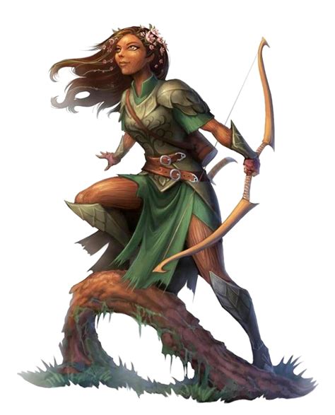 Female Half Elf Ranger Archer Druid Hunter Pathfinder Pfrpg Dnd Dandd 3