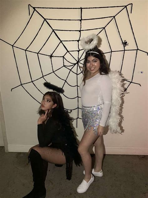 Fallen Angel With Good Angel Costume In Angel Costume Fashion