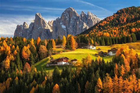 Dolomites Italy Beautiful Autumn Romantic Travel Places To Visit