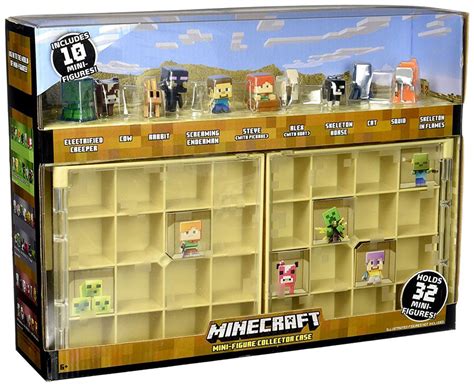 Minecraft Desert Biome Mini Figure Collector Case Mattel Toys Toywiz