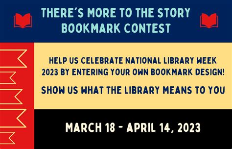 National Library Week Bookmark Contest Ruth Enlow Library Of Garrett
