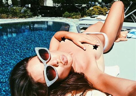 MIC S Louise Thompson Goes Topless Following Co Stars Various Saucy