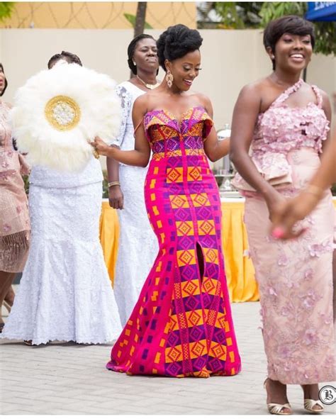 Kente Wedding Dress Styles Of 2019 African Traditional Dresses Kente
