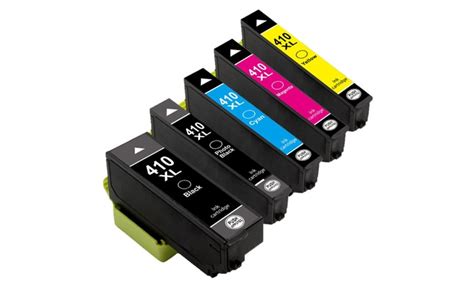 Check point for no ink cartridge/csic error/incorrect ink cartridge according to each phenomenon occurrence defective timing detailed phenomenon check point remedy unit/part name cr position 1. 5-Pack Epson 410 XL 410XL High Yield Compatible Ink ...
