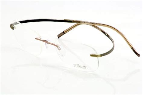 silhouette eyeglasses spx art chassis 7690 6055 black brown optical frame