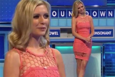 Rachel Riley Flashes A Daring Amount Of Flesh In A Very Racy Dress In