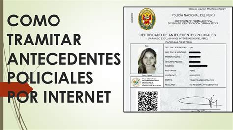 Certificado De Antecedentes Penales Online Actualizado Abril