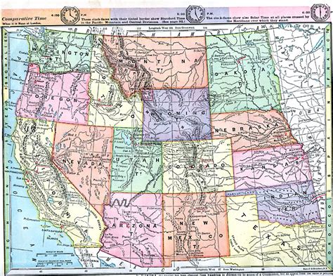 34 Road Map Of Western United States Maps Database Source