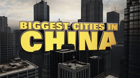 Xi'an is one of the oldest cities in china and one of its four great ancient capitals. Top Ten Biggest Cities in China 2014 - YouTube