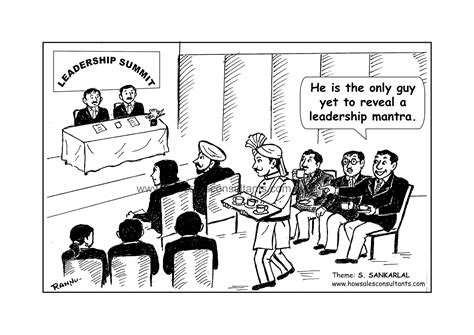 Sankarlals Cartoons Leadership Mantra