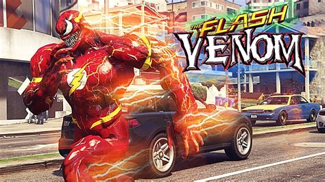Venon Flash Flash Venom Vs Venom Gta 5 Flash Mods Youtube