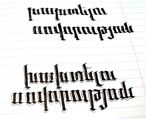 Blackletter Calligraphy Mix On Behance