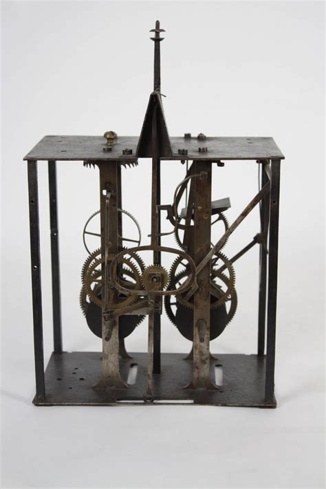 19th C Morez Antique Clock Engine Iron Sculpture For Sale At 1stdibs