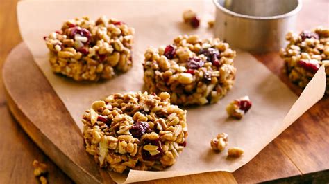 High fiber snacks high fiber foods healthy treats healthy eating snack recipes healthy recipes healthy tips healthy choices food and drink. No-Bake Chewy Fiber One® Protein Cookies Recipe - BettyCrocker.com