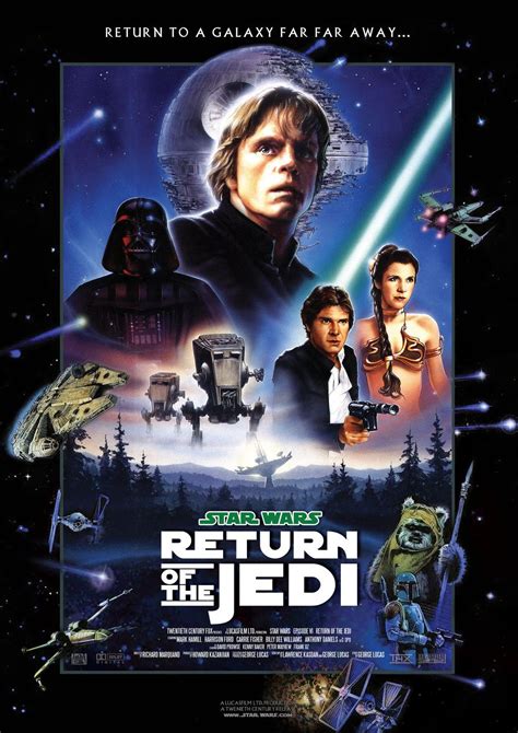 Star Wars Return Of The Jedi 1983 Carteles De Cine Carteles De