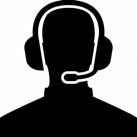 Call Center Headset Male Man Icon Download On Iconfinder