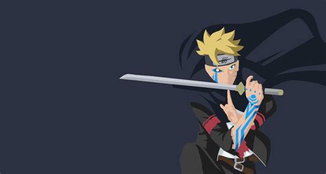 Boruto Uzumaki Minimalist Wallpapers Wallpaper Cave