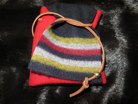 Native American Regalia Trade Cloth Tote Handmade Bags Perfect Size