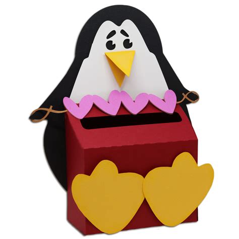 Jld Penguin Valentine Box —
