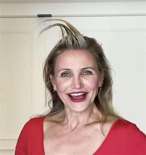 Cameron Diaz Recreates Hilarious Hair Gel Moment From Theres