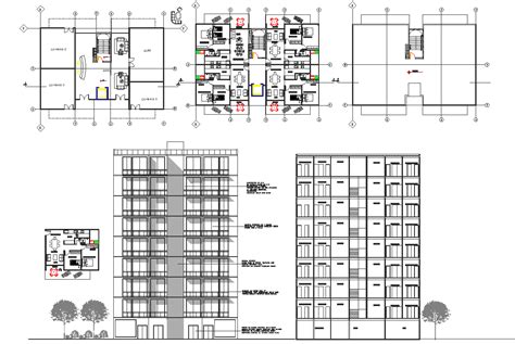 Working Plan And Elevation Detail Dwg File Cadbull