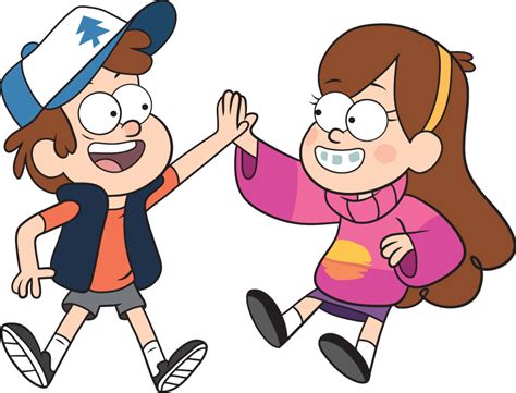 High Five By Mf99k On Deviantart Dipper And Mabel Gravity Falls Dipper Gravity Falls Art