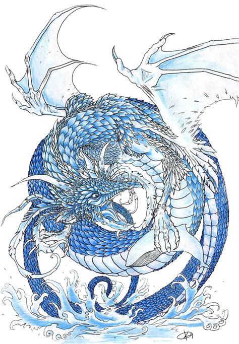 Water Dragon by Koggg on deviantART | Water dragon, Dragon drawing, Dragon sketch