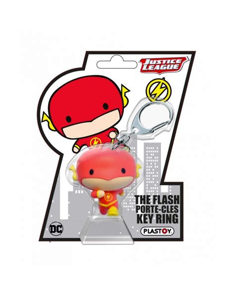 The Flash Chibi Keychain Pvc Justice League Dc Comics