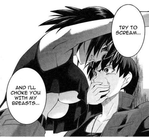 Try To Scream And Ill Choke You With My Breasts Hentai Quotes