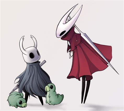 Hornet And The Knight And Grubs Rhollowknight