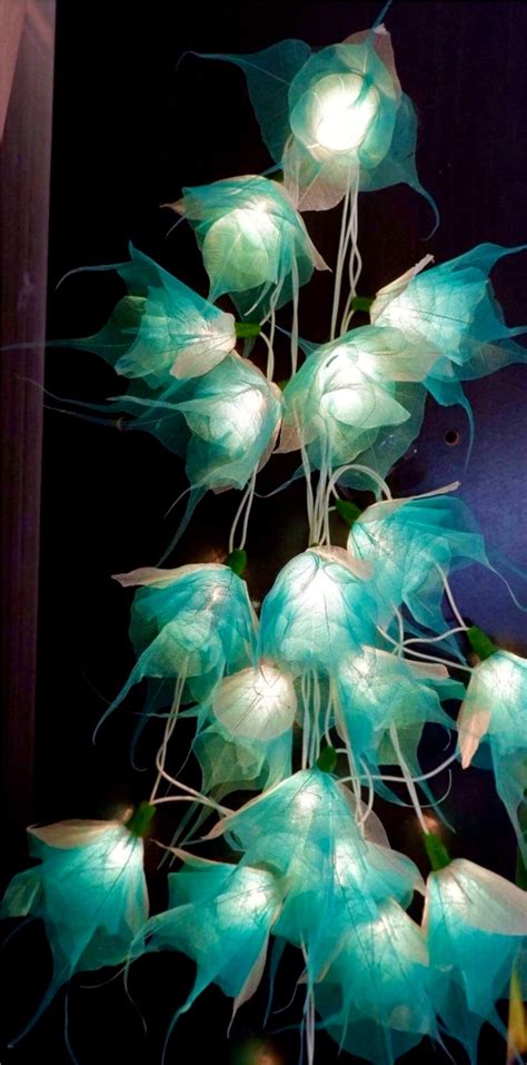 20 String Lights Bodhi Leaf Flower Fairy Lights Bedroom Home Etsy