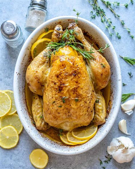 Crispy Oven Baked Whole Chicken Recipe