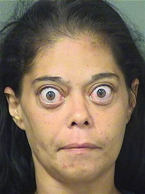 Wide Eyed Mugshot Of Mum Arrested For Drink Driving With Three Year Old