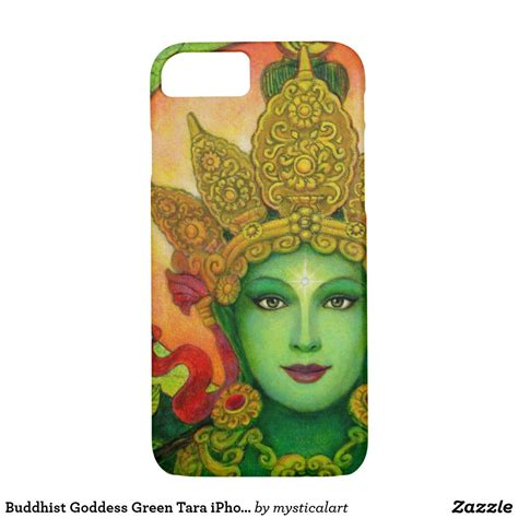 Buddhist Goddess Green Tara Iphone 7 Case Custom Iphone Cases Art