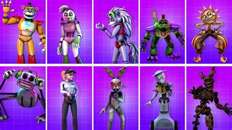 Fnaf Security Breach Characters Workshop Animations New World Videos My Xxx Hot Girl