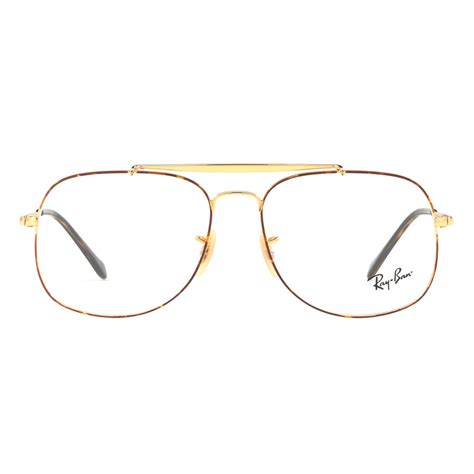 Ray Ban Eyeglasses Frames 6389 The General 2945 Tortoise Gold 55mm Mens Ebay