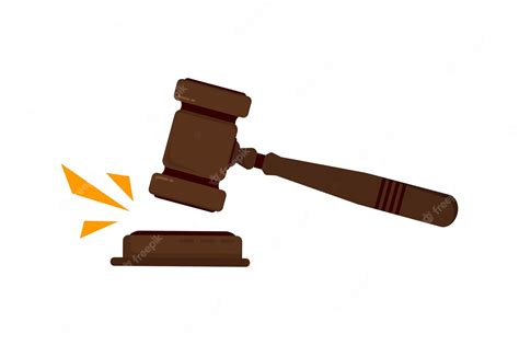 Premium Vector Judges Gavel Judges Gavel Hammer For Adjudication Of