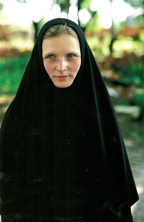 Young Russian Orthodox Nun At Tolga Convent Russia National Geographic June 1994 Russian