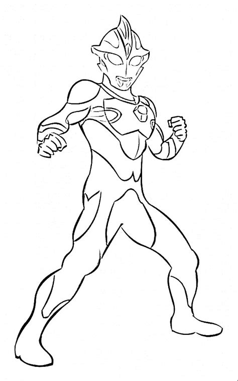 Mewarnai Gambar Ultraman Zero Mewarnai Gambar Drawing Image Images