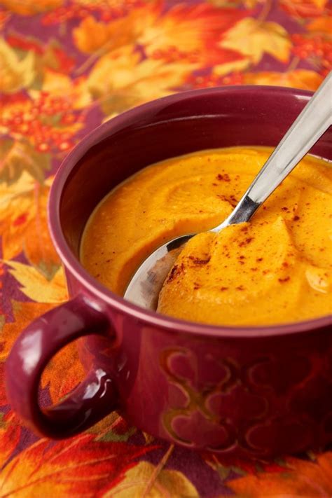 Baking the sweet potato brings out. Sweet Potato Soup {{Baking Bytes}} | Sweet potato soup ...