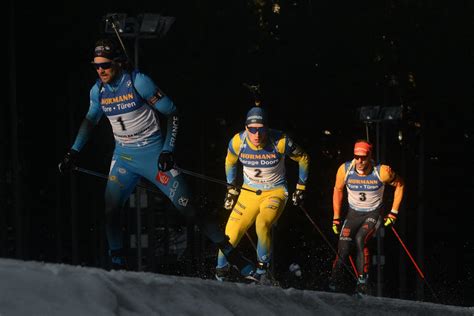 Biathlon Samuelsson Remporte Le Sprint Dostersund Jacquelin Et